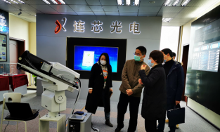 江北区科技局李悦局长一行到我司调研